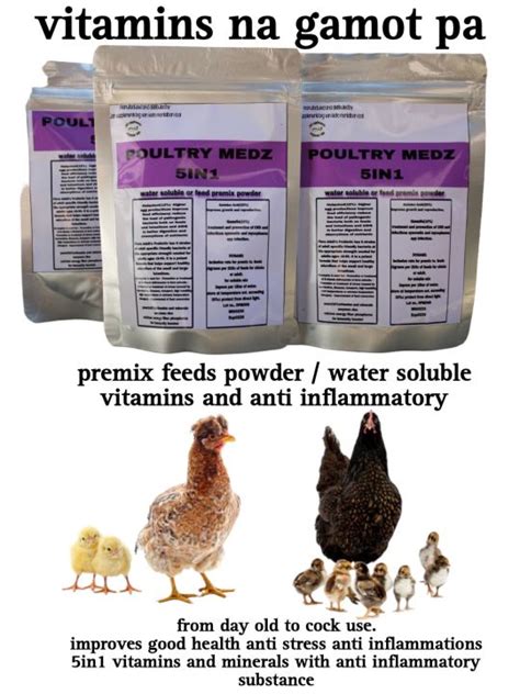 vitamins para sa sisiw|vitamins para sa sisiw tandang na manok 5in1(100grams).